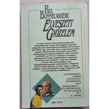 Paul Bonnecarrére Elveszett ​győzelem