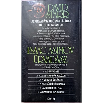 Isaac Asimov A ​Szaturnusz gyűrűi (Űrvadász / Űrvándor 6.)