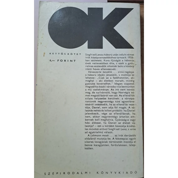Siegfried Lenz Városszerte ​beszélik… / Lehmann meséi… 
