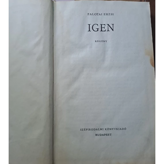 Palotai Erzsi Igen