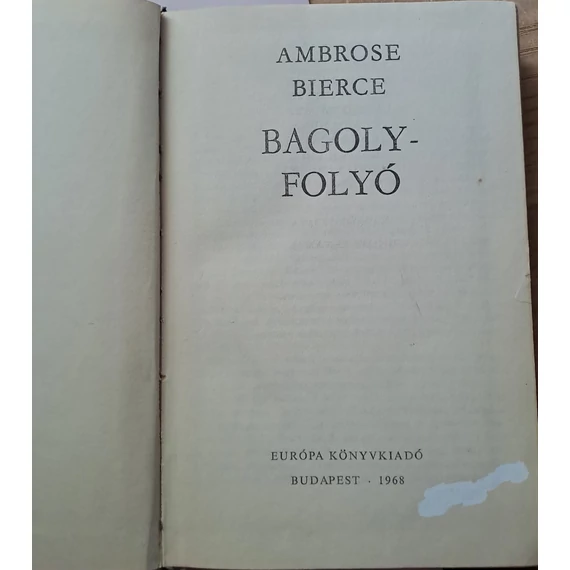 Ambrose Bierce Bagoly-folyó