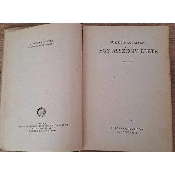 Guy de Maupassant Egy ​asszony élete